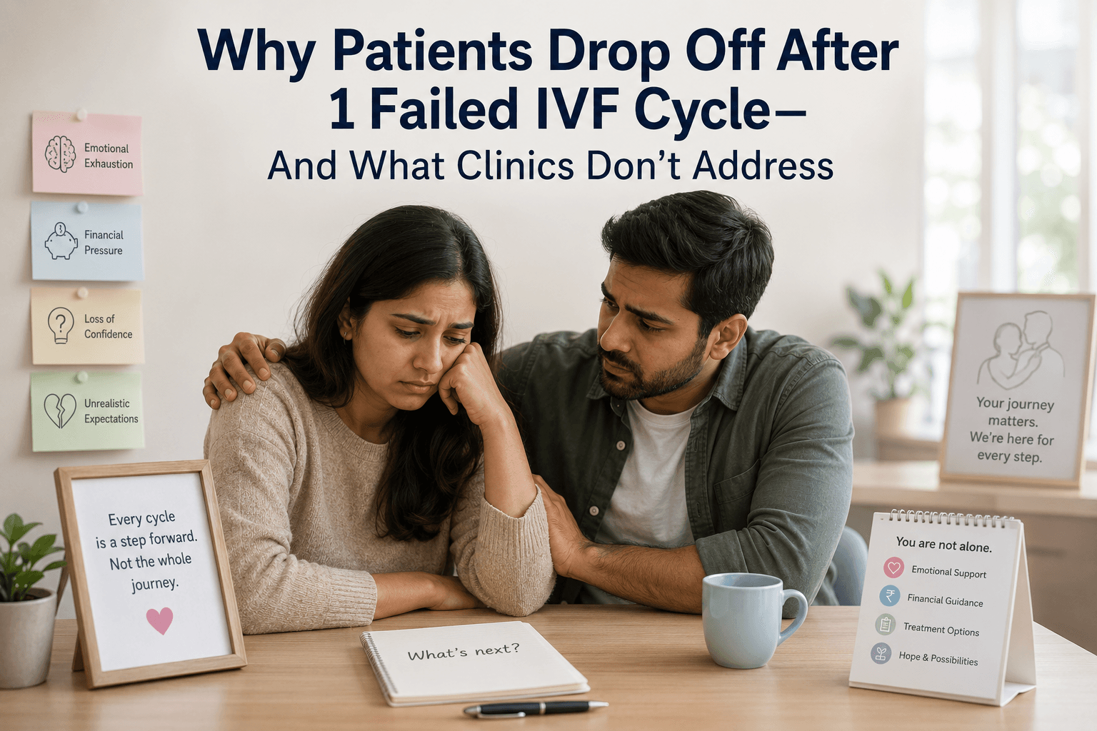 Why Patients Drop Off After 1 Failed IVF Cycle—And What Clinics Don't Address