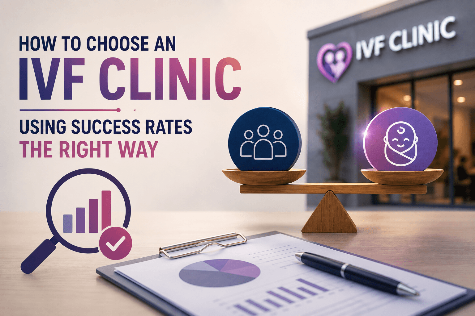 How to Choose an IVF Clinic Using Success Rates — Without Being Misled by Them