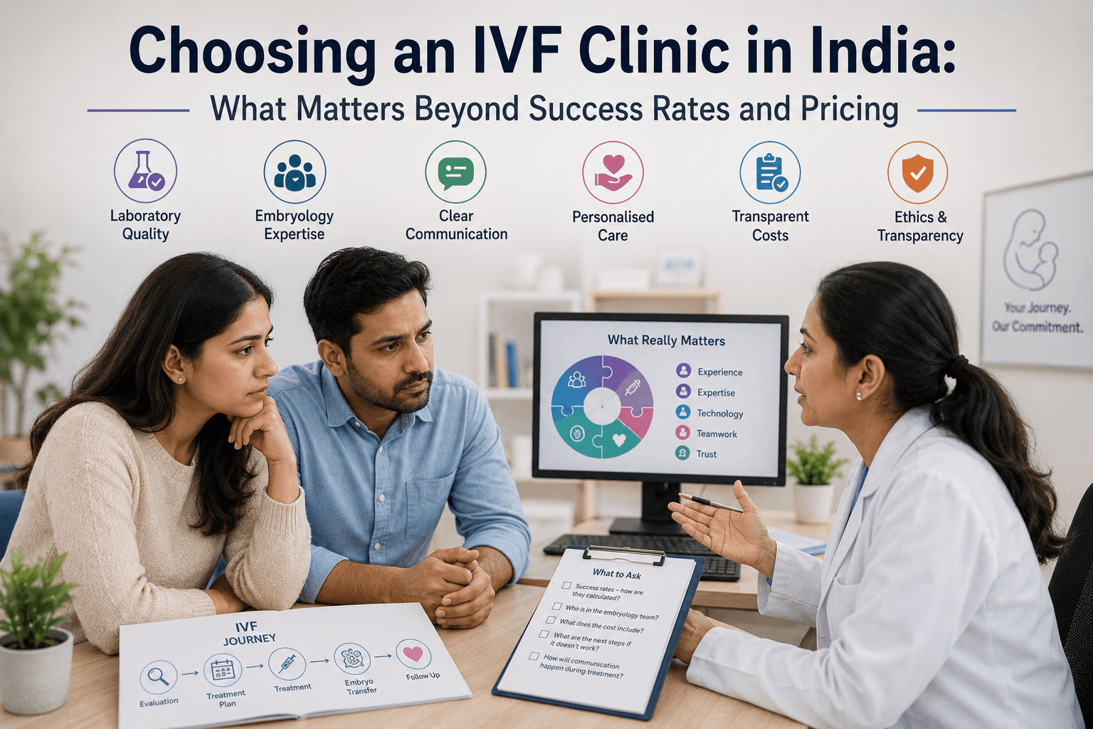 Choosing an IVF Clinic in India: What Matters Beyond Success Rates and Pricing